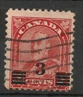 Timbres - Amérique - Canada - 1932 -  3 Cents - Surchargé - - Andere & Zonder Classificatie