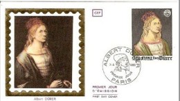 FRANCE Peinture, Beaux Arts.Yvert N° 2090 FDC Enveloppe 1er Jour Sur Soie , DURER - Andere & Zonder Classificatie