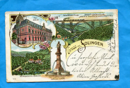 POSEN -REGRUSS Aus SOLINGEN--illustrée  Multi Vues  A Voyagé En 1902 - Solingen