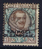 Italy: TRIPOLI Di BARBERIA   Sa Nr 9 Used  2x Signed/ Signé/signiert/ Approvato - Bureaux D'Europe & D'Asie