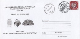 TRANSYLVANIAN PHILATELIC EXHIBITION, SPECIAL COVER, 2009, ROMANIA - Lettres & Documents