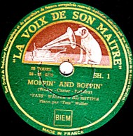 78 Trs - 30 Cm - état TB -  "FATS" WALLER - MOPPIN" AND BOPPIN' - AINT' MISBEHAVIN' - 78 T - Disques Pour Gramophone