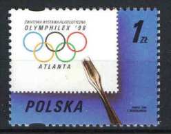 Poland 1996.  Olimphilex / Olimpic Games Atlanta Nice Stamp MNH (**) - Neufs