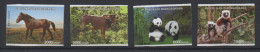 Madagascar Madagaskar 2014 Mi. 2678x/2681x Chine China IMPERF Non Dentelé Set Of 4 Joint Issue Faune Fauna Horse Pferd - Madagascar (1960-...)