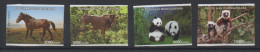 Madagascar Madagaskar 2014 Mi. 2678x/2681x Chine China IMPERF Non Dentelé Set Of 4 Joint Issue Faune Fauna Pferd - Unused Stamps