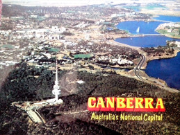 AUSTRALIA / CANBERRA - AERIAL VIEW OF THE TELECOM TOWER, CANBERRA CITY AND LAKE BURLEY GRIFFIN - Canberra (ACT)