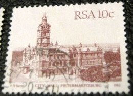 South Africa 1982 City Hall Pietermaritzburg 10c - Used - Used Stamps