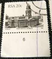 South Africa 1982 Post Office Durban 20c - Used - Oblitérés