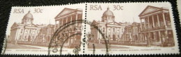 South Africa 1982 Old Legislative Assembly Building Pietermartizburg 30c X2 - Used - Used Stamps