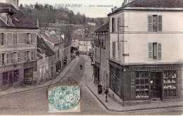 Cpa  Jouy-en-josas -- Rue Oberkampf  ( Tres  Belle  Carte Animee) - Jouy En Josas