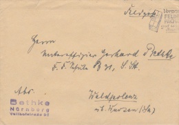 Feldpost WW2: To NCo In  Flugzeugführerschule B31 In Waldpolenz P/m Only Partly To Be Seen But Letter Inside Is Signed N - Militaria