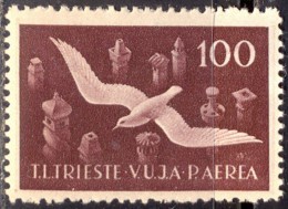 SLOVENIJA - YUGOSLAVIA - TRIESTE - VUJA - ZONA B - BIRDS  - **MNH - 1949 - Mint/hinged