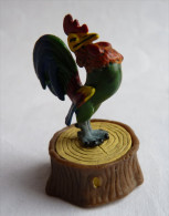 FIGURINE ASTERIX PLASTOY 2002 COQ GAULOIS SUR SOCLE TBE Pièce De Jeu D'échecs En PVC 2006 - Asterix & Obelix