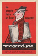 # MAGNADYNE TV TELEVISION ITALY 1950s Advert Pubblicità Publicitè Reklame Publicidad Radio TV Televisione - Televisione