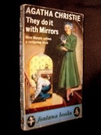 "THEY DO IT WITH MIRRORS" Agatha CHRISTIE 2th Edition FONTANA Books 1955 ! - Gialli