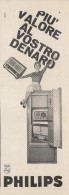 # PHILIPS RADIO ITALY 1950s Advert Pubblicità Publicitè Reklame Publicidad Radio TV Television - Andere & Zonder Classificatie