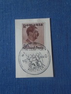 Hungary  Nagybánya Baia Mare  Visszatért  Handstamp On Romanian  Stamp  1940  S0471.8 - Carné