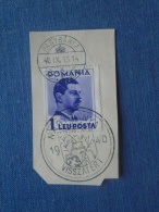 Hungary  Nagybánya Baia Mare  Visszatért  Handstamp On Romanian  Stamp  1940  S0471.10 - Ortsausgaben