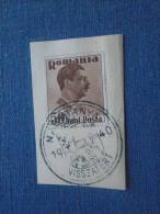 Hungary  Nagybánya Baia Mare  Visszatért  Handstamp On Romanian  Stamp  1940  S0471.13 - Emissioni Locali
