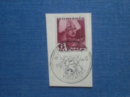 Hungary  Nagybánya Baia Mare  Visszatért  Handstamp On Romanian  Stamp  1940  S0471.16 - Carné
