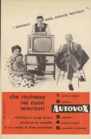 # AUTOVOX TV TELEVISION ITALY 1950s Advert Pubblicità Publicitè Reklame Publicidad Radio TV Televisione - Fernsehgeräte