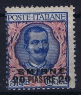 Italy  Levant Smirne Sa Nr Nr 7 MNH/** Postfrisch - Bureaux D'Europe & D'Asie