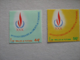 WALLIS ET FUTUNA   P 224/225   * *    DROITS DE L HOMME - Unused Stamps