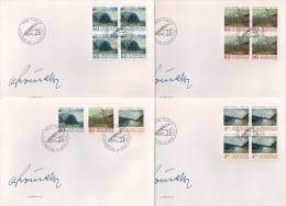 ANTON FROMMELT, 7 FDC 1995 : 7 ENVELOPPES. LIECHTENSTEIN. PEINTRE. - Brieven En Documenten