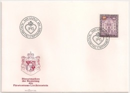 1989 LIECHTENSTEIN. 1 FDC. 1 ENVELOPPE. - Lettres & Documents