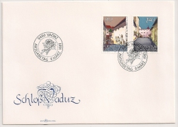 VADUZ,  1987 LIECHTENSTEIN. 1 FDC. 1 ENVELOPPE. - Covers & Documents