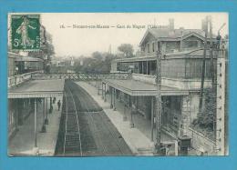 CPA 16 Chemin De Fer Train Gare De NOGENT (VINCENNES) NOGENT SUR MARNE 94 - Nogent Sur Marne