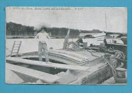 CPA 11 BERGES DE LA SEINE - Métier - Bateau à Plâtre Quai De La Tournelle PARIS - La Seine Et Ses Bords