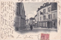 SEPTEUIL - Une Rue - Hôtel De France - Animé - Carte Datée 1903 - Septeuil