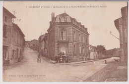 LUSIGNAN : LA FON DE CE ET ROUTE NATIONALE DE POITIERS A SAINTES - 2 SCANS - - Lusignan