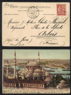 LEVANT - CONSTANTINOPLE PERA - MOSQUEE / 1903 CARTE POSTALE ILLUSTREE POUR ARBOIS - JURA (ref 7046) - Covers & Documents