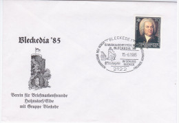 Germany Deutschland 1985 FDC Bach Composer Compositeur Komponist Music Musik, Canceled In Bleckede - 1981-1990