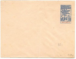 LBL30 - GUINÉE FRANCAISE EP ENVELOPPE PALMIER 25c PLI MEDIAN - Unused Stamps