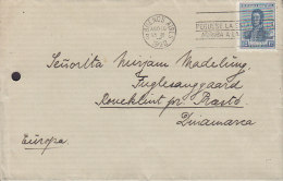 Argentina Slogan Peguese La Stampilla..." BUENOS AIRES 1922  Cover Letra PRÆSTØ (Arrival Cds.) Denmark San Martin Stamp - Covers & Documents