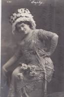 Spectacles - Belgique - Femme Mode - Carte-Photo - Daphy - Signed Photo Postcard - Autographe - Opera