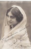 Spectacles - Belgique - Femme - Carte-Photo - Paule Marelly - Signed Photo Postcard - Autographe - Opera
