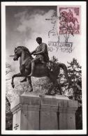 07 Maximum Card - Warsaw Monumentts, Prince Joseph Poniatowski On The Horse - Cartes Maximum