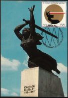 15 Maximum Card - Monument To The Heroes Of The Warsaw - Nike - Cartes Maximum