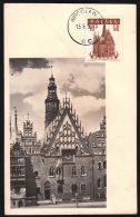 34 Maximum Card - Town Halls - Wroclaw - ARCHITECTURE - Cartes Maximum