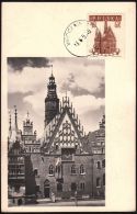 36 Maximum Card - Town Halls - Wroclaw - ARCHITECTURE - Cartoline Maximum