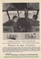 # CONVAIR 1950s Italy Advert Pub TWA DELTA SWISSAIR AMERICAN Airlines Airways Aviation Airplane - Werbung