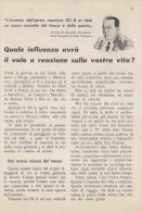 # DC DOUGLAS 1950s Italy Advert Publicitè Publicidad Reklame Airlines Airways Aviation Airplane - Publicités