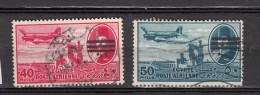 Egypte 1953 Mi Nr  455 + 456 Balken Door Het Portret Van Koning Faruk - Used Stamps