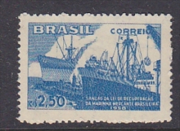 Brazil 1958 Ships 1v ** Mnh (24290D) - Ongebruikt