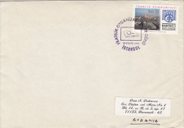 26274- UN CONFERENCE ON HUMAN SETTLEMENTS STAMPS, PHILATELIC EXHIBITION SPECIAL POSTMARK ON COVER, 1996, TURKEY - Lettres & Documents