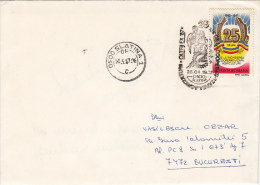 26276- ROMANIAN AGRICULTURAL COLLECTIVISATION, SPECIAL POSTMARK AND STAMP ON COVER, 1987, ROMANIA - Covers & Documents